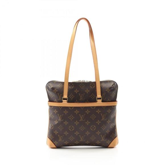LOUIS VUITTON Brown Monogram Leather Shoulder Bag - Picture 1 of 9